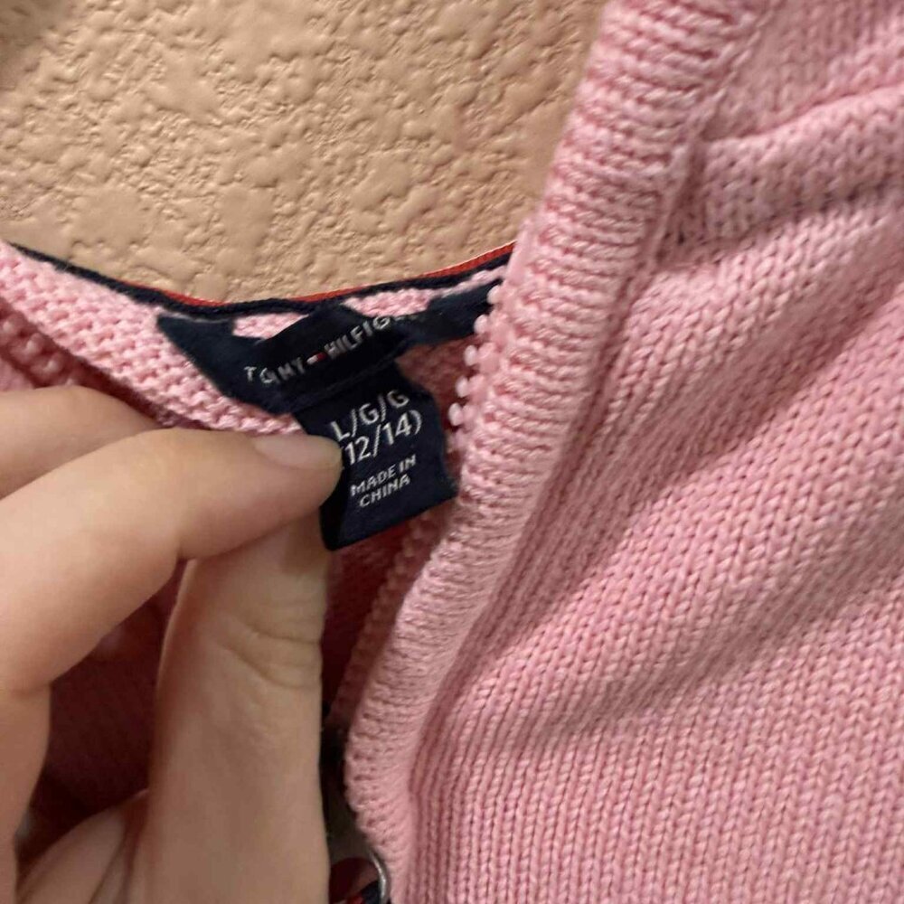 Tommy Hilfiger girls 12/14 zip up jacket NEW - Picture 3 of 3